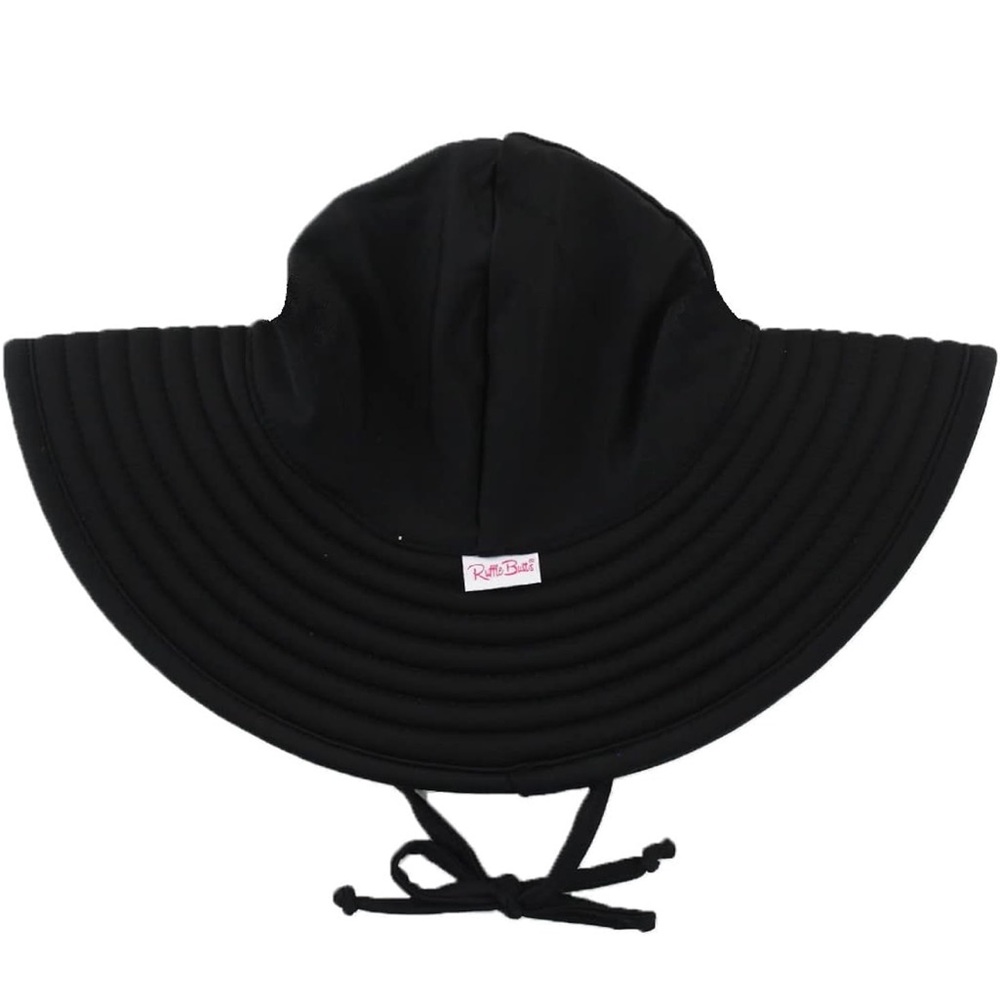 Ruffle Butts Classic Black Kids Hat